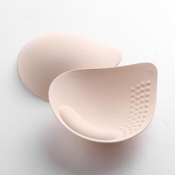 Glo-story water drop cup bra pad no size underwear exclusive replacement coaster breathable lightweight bra accessories women wxd212044 split cup (skin color)