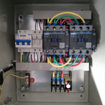 Customized three-phase 380v forward and reverse control mixing winch motor crane rolling shutter door reverse switch distribution box