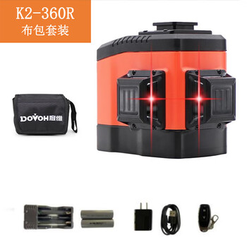 Laser laser dimension level 12 lines green light 8 lines red light laser for indoor and outdoor plastering and tiling, long battery life, red light 8 lines dual lithium battery