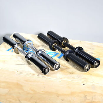 Massfit short olympic bar dumbbell olympic bar dumbbell bar austria combination universal large hole dumbbell bar ob20 50cm dumbbell olympic bar black version short olympic bar pair + buckle * 2