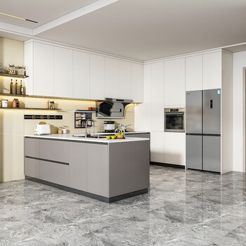 Sophia cabinets modern minimalist kitchen kitchen cabinets dishware cabinet stove top cabinet integrated multi-functional storage cabinet quartz stone countertop price per linear meter