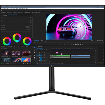 80% new, made in tokyo, 27-inch professional-grade color monitor, 2k ips wide viewing angle, wide color gamut, type-c reverse charging, energy-saving, low blue light, rotating and lifting, vertical screen, wall-mounted