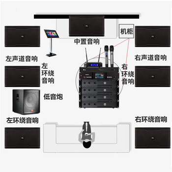 Jbl has sold 14,000 units, home ktv audio set, karaoke singing complete set of equipment, professional stage performance speakers, home karaoke all-in-one machine, full set of jbl 7.1 movie k set, standard equipment for high-end clubs