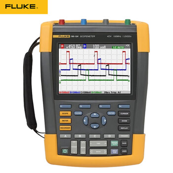 Fluke oscilloscope handheld color digital oscilloscope dual channel sampling rate 190-104-iii
