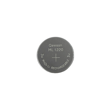 Qeessn original ml1220 rechargeable battery laptop motherboard electronic recorder monitoring backup button battery 3v