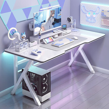 Shanshan wood art computer table home desktop e-sports game table office study desk modern simple bedroom table