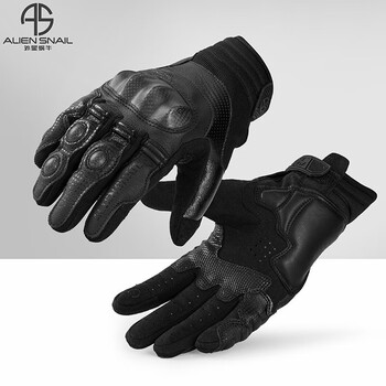 Alien snail t3 gloves carbon fiber anti-fall men's and women's four seasons breathable motorcycle racing and motorcycle riding equipment