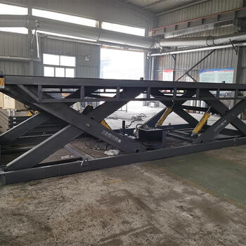 Wen yijia electric hydraulic large-tonnage lifting platform 2 tons, 3 tons, 5 tons cargo hoist, fixed scissor lift, load capacity 8 tons ()