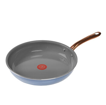 Tefal tfal preserve ceramic nonstick cookware 12.5-inch frying pan ocean blue
