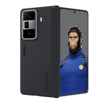 90% new blueo suitable for honor magicvs3 mobile phone case magicvs3 protective case aramid light luxury business anti-fall anti-fingerprint hinge protective cover black gray