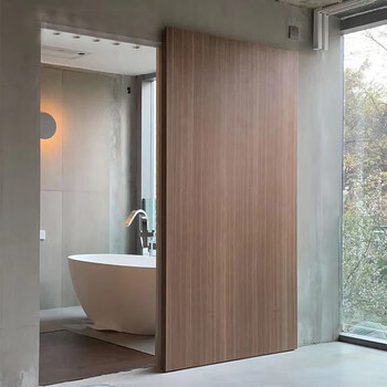 Ghost door invisible log color minimalist ghost door sliding door cloakroom sliding door paint-free hidden door invisible door trackless suspended door paint ghost door