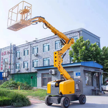 Xinlongbo self-propelled curved arm lift self-propelled outdoor high-altitude work maintenance vehicle 360-degree rotating/lifting platform deposit