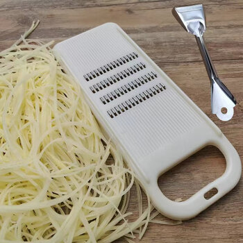 Fat donglai's same fengchi brand vegetable cutter, potato shred grater, home grater, kitchen potato grater, yellow fengchi 1.9mm thin wire white + peeling
