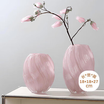 Fan yejia light luxury medieval glass vase, high-end decoration, living room flowers, dried flowers, french flower arrangement, water support home accessories
