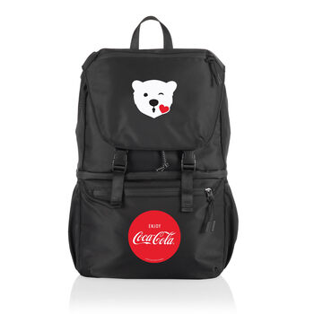 Picnic time coca-cola tarana backpack cooler carbon black