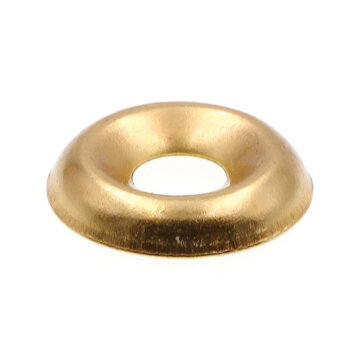 Prime-line9083654 finishing washers countersun #8 brass plated steel 50-pack