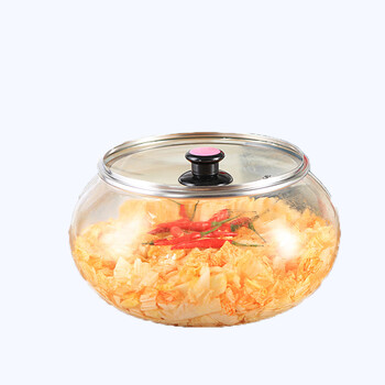 Sailotou's new thickened pickle jar, pickle jar, pickle jar, glass jar, pickle jar, pickle jar, supermarket, 3 catties, 20 cm, reverse cover