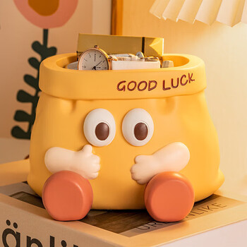 Fan ye's creative entrance storage ornaments, imitation paper bag, pen holder, miscellaneous organizing box, home coffee table, living room, office desk decoration