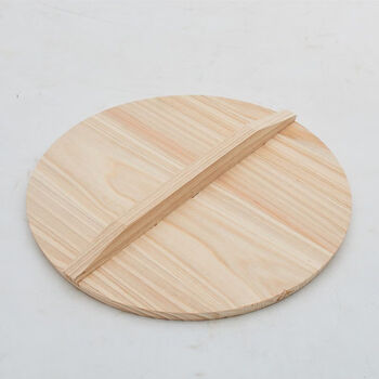 Wooden pot lid, wooden pot lid, handmade fir pot lid, wooden lid, water tank lid, casserole lid, old-fashioned pot lid, wood color 20cm