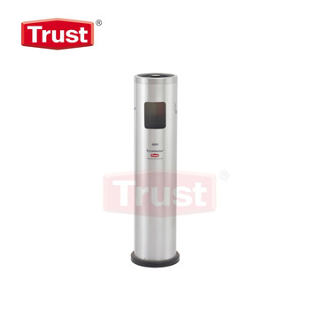 Trust/特naishi large capacity floor standing cigarette butt bucket 2251 210 800mm metallic silver round 1l 1 metallic silver large capacity floor standing cigarette butt bucket 2251 metallic silver round 1l