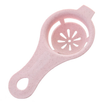 Nuova point egg yolk and egg white separator household baking egg separator protein filter leaking egg white and egg liquid artifact pink 1 piece