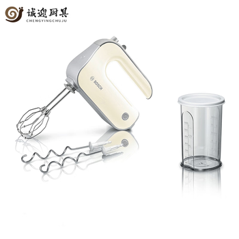 Mppmck soft sound splash-proof bosch electric egg beater household small baking high-power egg beater genuine vanilla white