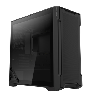 95% new gigabyte ghost c102g chassis, blackened tempered glass side view, compatible with 360/240 water-cooled radiator, quick-release dust filter/m-atx/top 360/magnetic suction panel