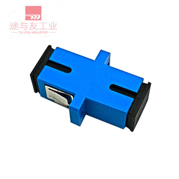 Fiber optic connector butt connector simplex sc flange fc/lc/st butt connector fiber optic coupler carrier grade optical brazing sc-sc 100 pieces