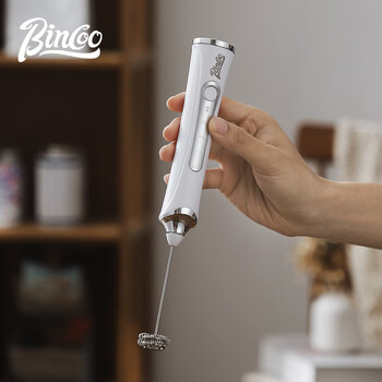 Bincoo electric milk frother coffee latte art automatic milk frother handheld whipper small handheld stirring stick