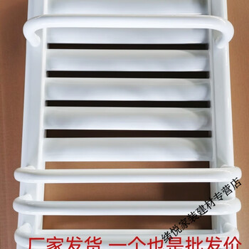 Yaotian aluminum alloy small back basket bathroom radiator wall mounted heating small back basket white center distance 400 height 7+4 one inch mouth 600mm aluminum alloy small back basket center distance 400