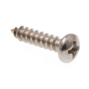 Prime-line sheet metal screws self-tapping flat #6 x 5/8 inch stainless steel 100