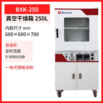 Boxun shanghai bxk/bxk-s series integrated vacuum drying oven bxk-250