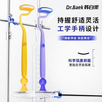 Dr.baeks type vertical brush toothbrush, adult special-shaped pasteur toothbrush, soft-bristled suction cup toothbrush, 2 random colors