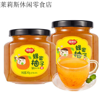 Fushido honey grapefruit tea passion fruit lemon tea brewed in water drinks fruit tea sauce 2 bottles total 480g grapefruit 2 bottles