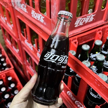 Coca-cola sprite fanta soda 200ml 6 bottles glass bottle summer carbonated drink 200ml fanta 3 bottles orange flavor + 3 bottles apple flavor