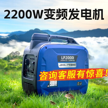 Longpeng gasoline generator silent portable home outdoor 220v frequency conversion 2000 watt rv portable small mini 2200w outdoor flagship model
