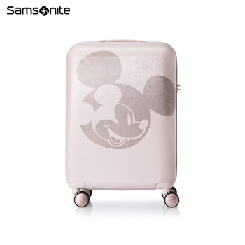 Samsonite trolley case mickey cartoon suitcase universal wheels 20-inch carry-on case fashionable anti-stress password box samsonite af9 beige zipper 20-inch