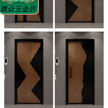 Industrial style iron solid wood door retro bar ktv restaurant kitchen soundproof box bathroom toilet door customization custom size
