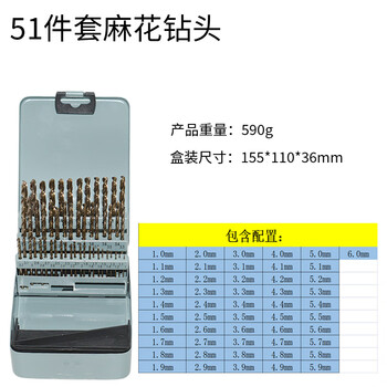 White high-speed steel small drill bit micro twist drill bit wenwan buddhist beads bracelet drill bit 1532mm51p installed 51