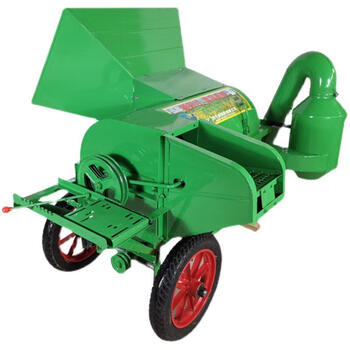 Kezitu machine rapeseed threshing machine soybeans, sorghum, wheat, rice multi-functional full-feed threshing machine straw crushing 90 threshing machine + wheel screen (unpowered)