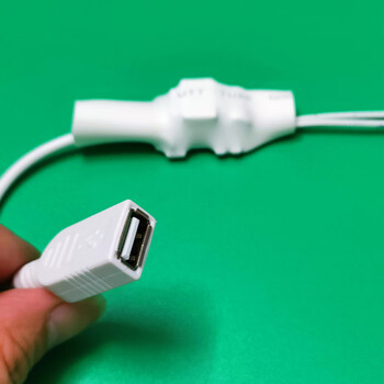 5v2a surveillance camera power cord 220v to 5v household direct connection to zero live wire usb android transformer c port 5v2a usb white