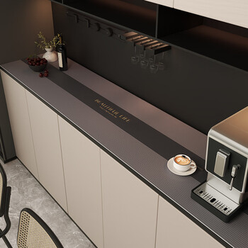 Tongyi sideboard tablecloth light luxury high-end tv cabinet table mat waterproof and oil-proof long mat shoe cabinet table mat customized ink color fleeting customized size contact customer service for price change