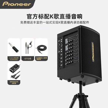Pioneer outdoor karaoke audio professional singing stage musical instrument speaker live broadcast internal recording otg with bluetooth sound card singing ktv artifact 600w high power professional audio standard
