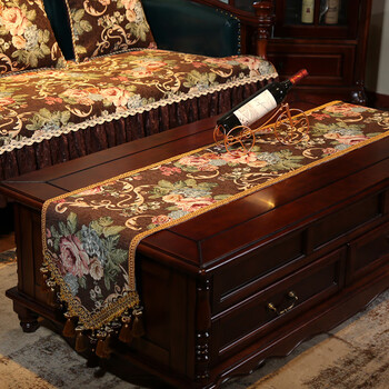 Turbosun european-style table flag-like american table flag-like coffee table strip decorative cloth tv cabinet cover cloth bucket cabinet european style temperament coffee 35*160cm