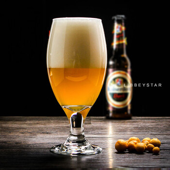 European and american tall craft beer mug open tulip mug creative personality large capacity stout sour beer mug glass single booze style - 251ml