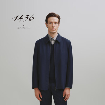 14361436 italian imported fabric 2025 spring and summer new lapel men's business jacket navy blue l