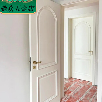 Painted door buckle door solid wood door barn door composite door glass door bedroom door interior door full set of customization solid wood veneer painted buckle door 2100*900