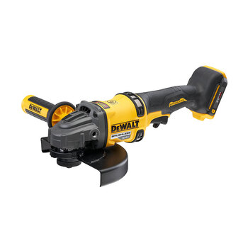 Dewalt 60v lithium battery rechargeable brushless 180mm angle grinder dcg440 metal concrete stone grinding and cutting machine dcg440n two batteries and one charge 6.0a
