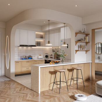 Ling yuxun mag cabinet whole house integrated kitchen cabinet bar open island quartz stone stove cabinet 1 prepayment (discount available in store) 0