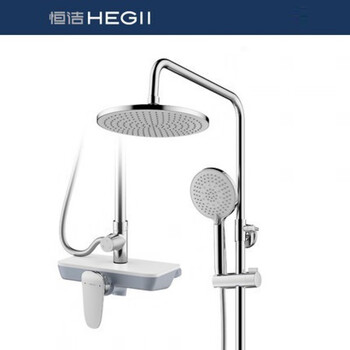 Hengjie (hegii) store same model hengjie bathroom hmf112-333 shower head set anti-scalding silver